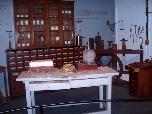 Berzelius laboratorium/laboratory.