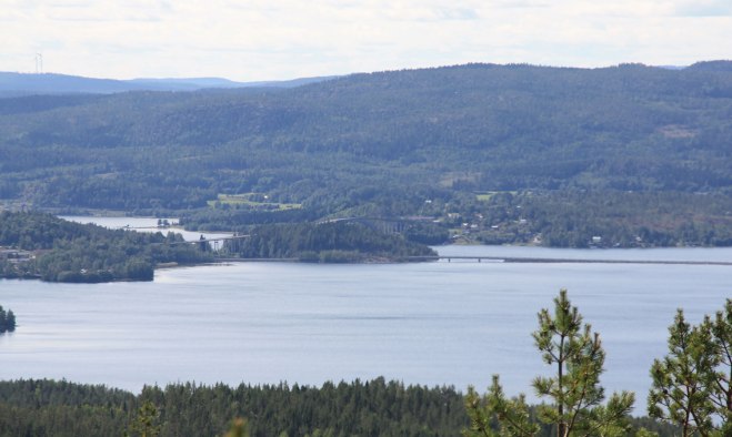 Utsikt med Sandöbron
