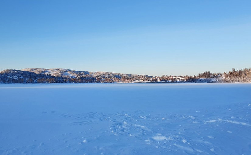 En promenad på isen/A walk on the ice